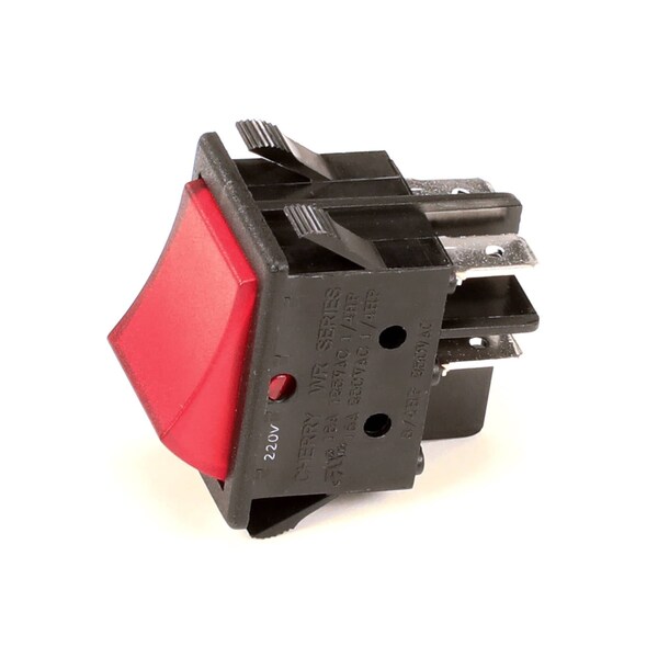 Alliance Laundry Systems SWITCH ROCKER RED ILLUM DPST F340411 - main